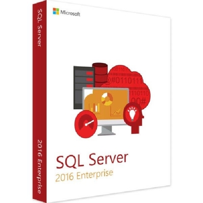 Caja 2016 de la venta al por menor de la empresa del SQL Server de Microsoft