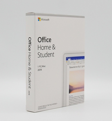 Hogar de Microsoft Office 2019 de la versión y caja de alta velocidad de la venta al por menor del estudiante PKC