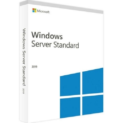 Caja de la venta al por menor del estándar del servidor 2019 de Microsoft Windows