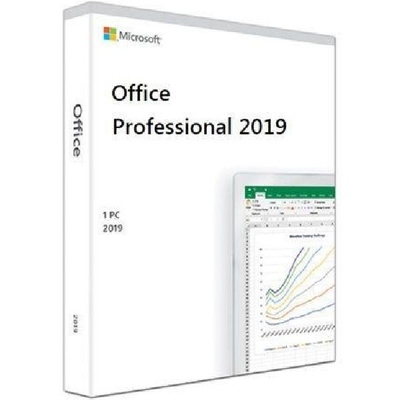 Caja al por menor del DVD profesional de Microsoft Office 2019