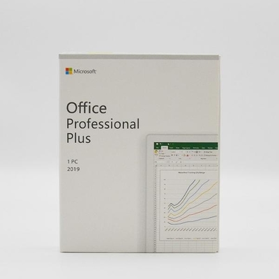 Caja al por menor de la versión del DVD más profesional de alta velocidad de Microsoft Office 2019