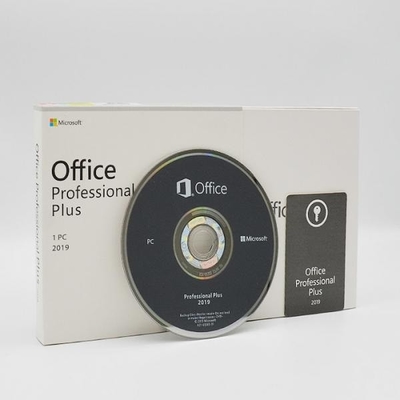 Caja al por menor del medios DVD más profesional de Microsoft Office 2019 del DVD 4.7GB