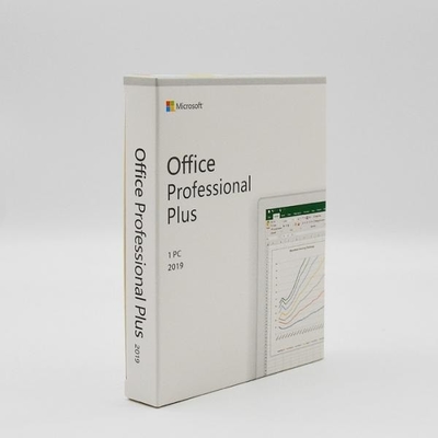 Caja al por menor de la versión del DVD profesional de alta velocidad de Microsoft Office 2019