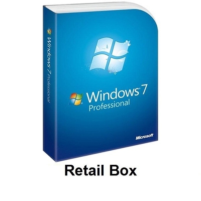 Caja al por menor profesional de Microsoft Windows 7